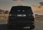 Schwarz Landrover Range Rover Sport SVR 2019